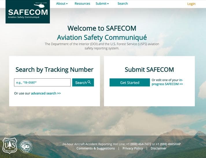 Screen shot of Safecom.